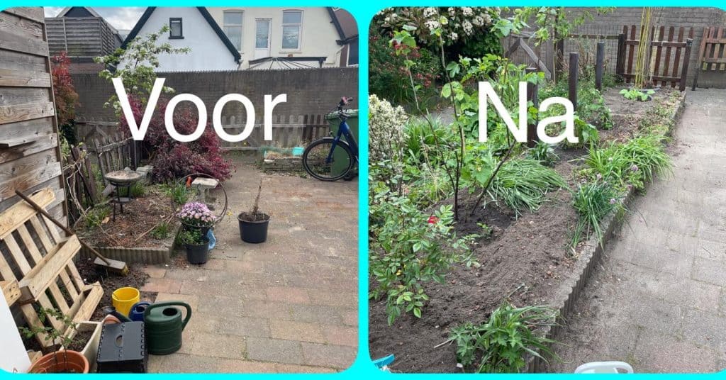 Eerste klus: een tuin die weer bij iemand past eerste klus